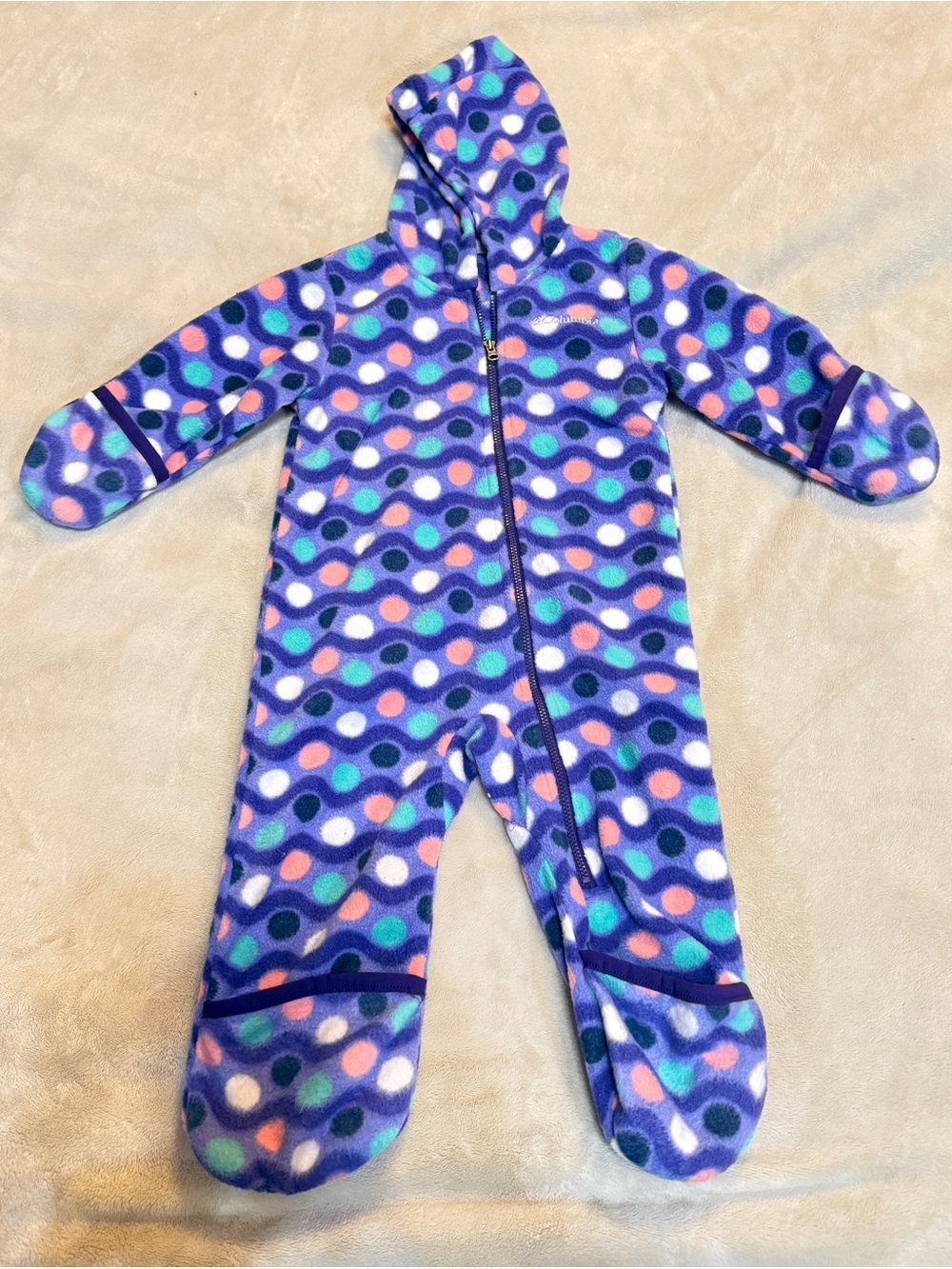 Columbia Snowtop II Bunting Fleece One-Piece Size 12-18 Months